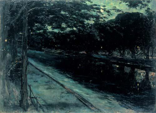 Abend am Landwehrkanal, Lesser Ury